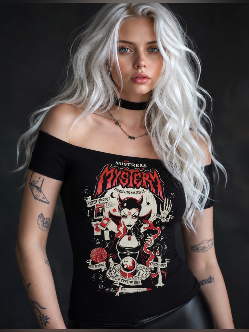 Killstar “Mistress Mystery” Bardot Top – NWT – Size Medium